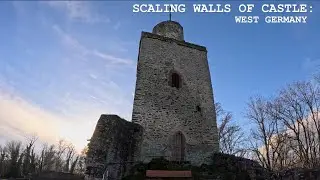 A HIKE AND A CLIMB INTO OLD CASTLE RUINS: WEST GERMANY