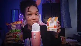 Asmr Tesco meal deal Haul/mukbang 😋
