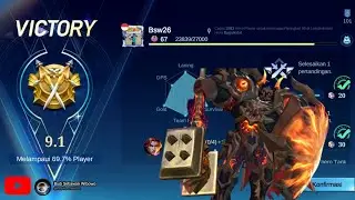Top Tigreal - Build Roam Tank Ter-OP auto Win!!