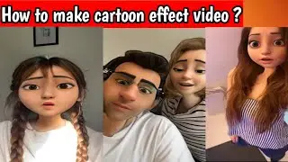 Disney 3D Cartoon Face Effect  Reels || How To Make || Instagram || In Hindi || Anime Karan.