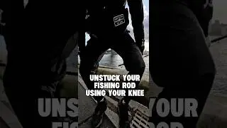 Knee trick to release stuck rod #fishingtips #fishing #indosydneyfishing