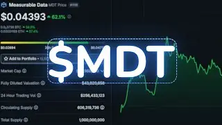 MDT MEASURABLE DATA 🚀 $MDT  #mdt #measurabledata #crypto
