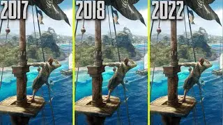 Skull and Bones 2017 vs 2018 vs 2022 Early Graphics Comparison