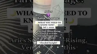 Aries Tarot | Pick a Card | July 7, 2022 | #shorts ♈️