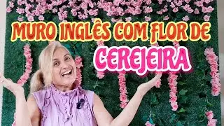Muro inglês com CEREJEIRA,mais fácil  de todos !