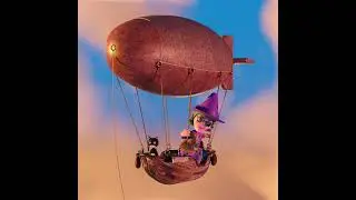 Witch in the airship | Blender