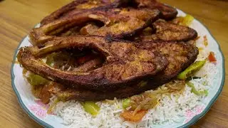 Fried Fish and Onion Rice || Delicious Rice recipe using FISH