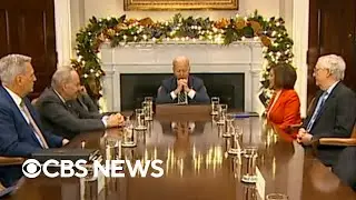Biden meets with congressional leaders on end-of-year agenda