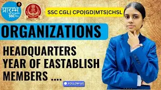 Countries, Capitals & International Organizations Headquarters | SSC GK | Prarambh SSC | 