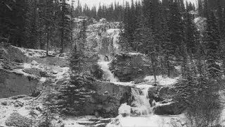 Frozen Falls of Canada &ndash; Ep 4 | 4K Stanley Falls Winter Ambience | Powerful Waterfall White Noise