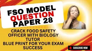 The SECRET to Pass 100 MCQs for FOOD SAFETY OFFICER Exam in 25 minutes!
