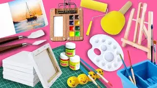 14 DIY Travel *PAINTING KIT*!🎨🖌️