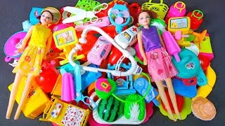 Cute Tiny Pink Kitchen Set Cooking ASMR|2:9Minutes Satisfying With Unboxing Hello Kitty Kitchen Set