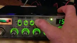 Uniden Grant XL  mobile cb radio power up and test
