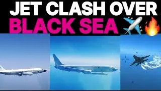 DRAMATIC STANDOFF: Russian War Jet vs US Spy Plane Over Black Sea 🚨✈️