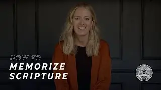 A Simple Way to Memorize Scripture