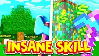 I spent HOURS to UNLOCK THIS INSANE SKILL LEVEL! | Minecraft SKYBLOCK SERVER #9