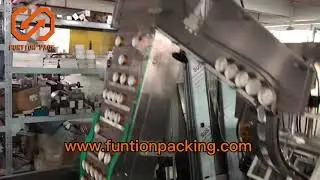 Oblong tablets counting and bottling package line