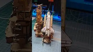 #ROKR #spaceshuttle #nasa #woodenpuzzle #robotime