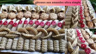 réalisez un plateau varié de gâteaux aux amandes avec une seule pâte et très peu d'ingrédients