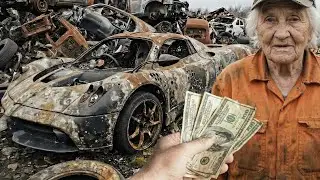 I Paid Only $1,000 For a Burnt Pagani Huayra | Total Loss Supercar