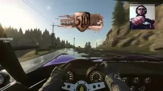 Testando o volantinho no The Crew