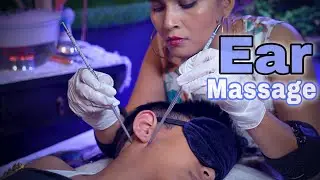 [ASMR]Intoxicating Ear Massage With Indian Lady Masseuse《Good Night🥰😘》
