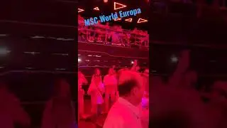 White party, MSC World Europa  #msccruisesofficial #msc #youtuber