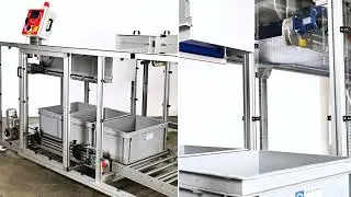 Sistema di stoccaggio e riempimento scatole longitudinale Longitudinal boxstorage and filling system