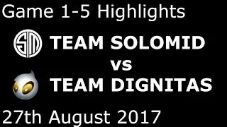 TSM vs DIG Game 1-5 Highlights 2017 NALCS SUMMER SPLIT PLAYOFFS FULL HIGHLIGHTS SEMIFINAL #2
