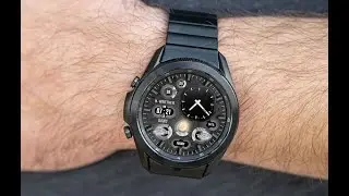 N-SPORT281 - BLACK-WHITE WEATHER  DUAL [SAMSUNG WATCH FACES]
