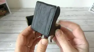 Miniature leather chairs 1:12 scale dollhouse furniture - item demonstration