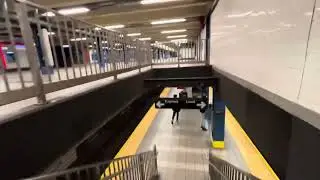 LaGuardia Airport to Subway LaguardiaLink Q70 shuttle LGA Late Night New York City NYC 2024 June 6