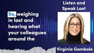 BoardVision&trade; - Virginia Gambale Listen and Speak Last