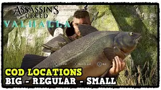 Assassin's Creed Valhalla Cod Fish Locations (Big - Regular - Small)