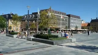 Today in Trondheim Norway 🌞🌺 ( Outside Trondheim Torg)