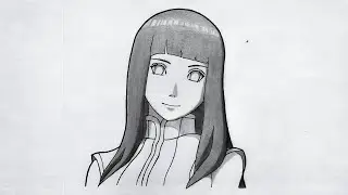 How to draw Hinata Hyuuga | Naruto | anime drawing tutorial