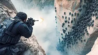 A skilled sniper is on a solo mission to prevent zombies from escaping a pit underground