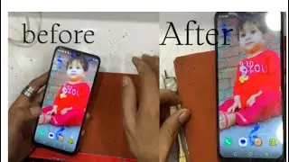 Infinix Hot10s Glass change with oca Machine👌