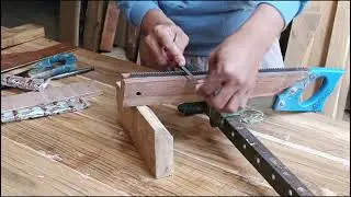 Ingenious Way to Sharpen a Hand Saw as Sharp as a Razor! ✨🔪 @KUMAFURNITURE