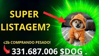 🚨 $DOG na ALTSEASON! NOVA LISTAGEM? C2B Compra 331 Milh&otilde;es!