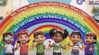 Rainbow Rhymes: A Colorful Adventure For Kids | Cartoon Kids | New Nursery Baby Poem