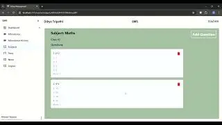 School Management Website using MERN stack. Demo Video