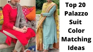 Top 20 Plazo Suit मैचिंग Ideas | Palazzo Suit Contrast Matching Tips For Summer 2020