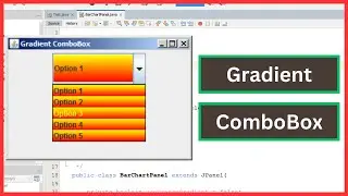 Java Tutorial - Create Gradient Combobox In Java Swing Netbeans [With Source Code]
