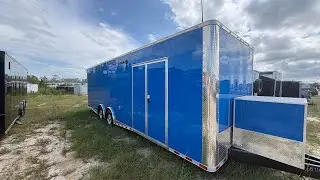 Rock Solid Cargo 8.5x28 Custom Race Trailer
