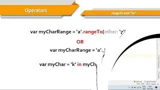 the'range to  'function and 'in'operator