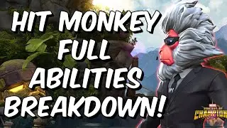 Hit Monkey Full Abilities Breakdown! - Skill Critical Bleeder?! - Marvel Contest of Champions