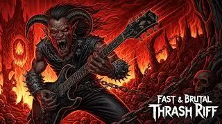 Fast & Brutal Thrash Riff - Instrumental 🎧🎸⚡🔥 Vol.2