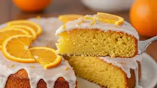 Eggless Orange Cake Recipe كيكة البرتقال بدون بيض